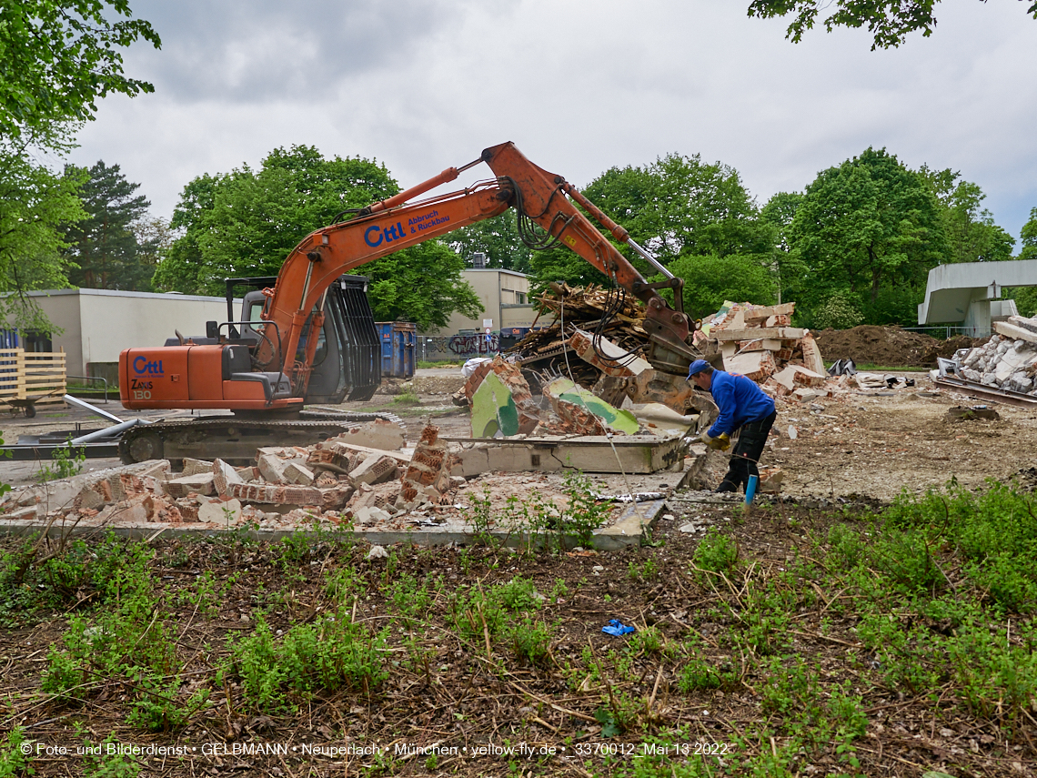 13.05.2022 - Baustelle am Haus für Kinder in Neuperlach